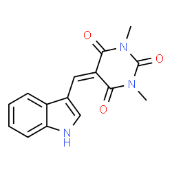 5-((1H-indol-3-yl)methylene)-1,3-dimethylpyrimidine-2,4,6(1H,3H,5H)-trione picture