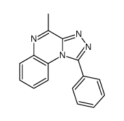 4-methyl-1-phenyl-[1,2,4]triazolo[4,3-a]quinoxaline结构式