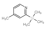 Pyridine, 4-methyl-2-(trimethylsilyl)- (9CI) structure