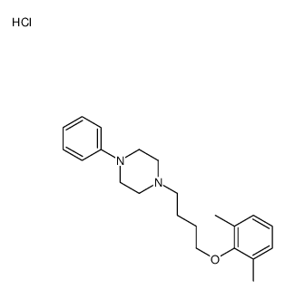 1-[4-(2,6-dimethylphenoxy)butyl]-4-phenylpiperazine,hydrochloride Structure