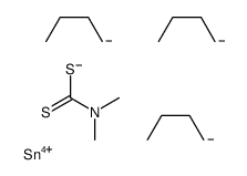 N,N-Dimethyldithiocarbamic acid tributyltin(IV) salt结构式
