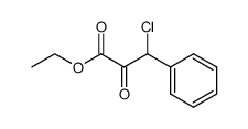 Ethyl 3-chloro-2-oxo-3-phenylpropanoate结构式