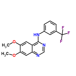 6,7-dimethoxy-N-(3-(trifluoromethyl)phenyl)quinazolin-4-amine结构式