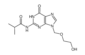 N2-isobutyryl acyclovir结构式