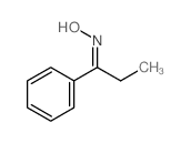 1-苯基-1-丙酮肟结构式