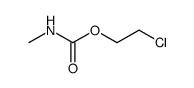 methyl-carbamic acid-(2-chloro-ethyl ester)结构式