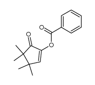 2-benzoyloxy-4,4,5,5-tetramethyl-cyclopent-2-enone Structure
