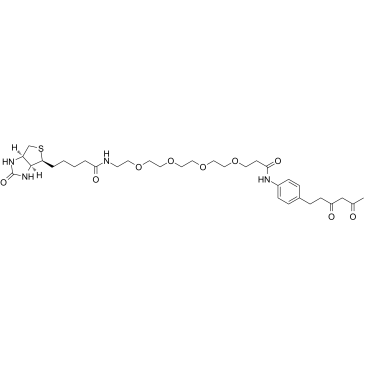 Diketone-PEG4-Biotin structure