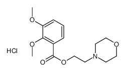 2-morpholin-4-ylethyl 2,3-dimethoxybenzoate,hydrochloride Structure