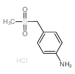 4-[(methylsulfonyl)methyl]aniline(SALTDATA: FREE)结构式