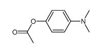 4-(N,N-dimethylamino)phenyl acetate结构式