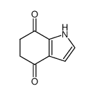 5,6-dihydro-indole-4,7-dione结构式