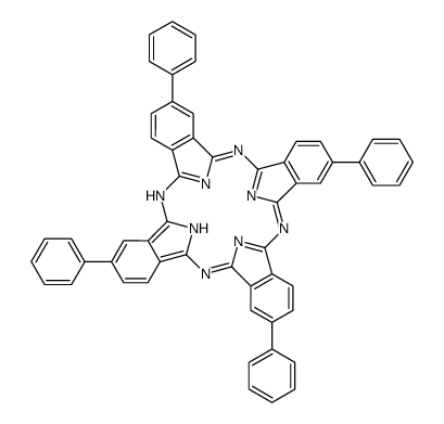 2,9,16,23-tetraphenyl-29H,31H-phthalocyanine Structure