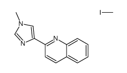 iodomethane,2-(1-methylimidazol-4-yl)quinoline结构式
