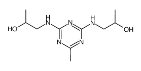 1,1'-(6-methyl-[1,3,5]triazine-2,4-diyldiamino)-bis-propan-2-ol Structure