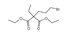 diethyl 3-bromopropyl(ethyl)malonate Structure