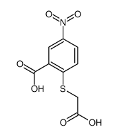 2-[(carboxymethyl)thio]-5-nitrobenzoic acid结构式