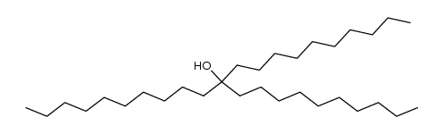 tri-n-decylcarbinol Structure