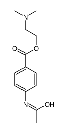 2-(dimethylamino)ethyl 4-(acetylamino)benzoate结构式