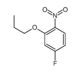 4-Fluoro-1-nitro-2-propoxybenzene结构式