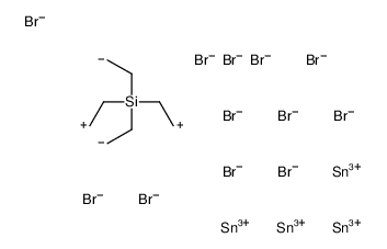 tetrakis(2-tribromostannylethyl)silane结构式