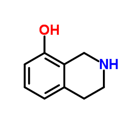 8-羟基-1,2,3,4-四氢异喹啉结构式