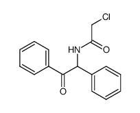2-chloro-N-(2-oxo-1,2-diphenylethyl)acetamide结构式