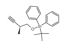 (S)-tert-butyl((2-methylbut-3-yn-1-yl)oxy)diphenylsilane Structure