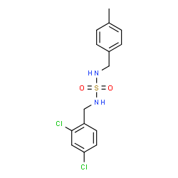 N-(2,4-DICHLOROBENZYL)-N'-(4-METHYLBENZYL)SULFAMIDE Structure