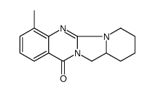 4-methyl-7,8,9,10,10a,11-hexahydro-pyrido[1',2':3,4]imidazo[2,1-b]quinazolin-13-one结构式