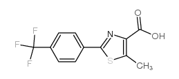 5-甲基-2-[4-(三氟甲基)苯基]-4-噻唑羧酸图片