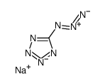 1H-5-Azido-tetrazole, sodium salt结构式