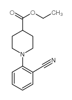 ethyl 1-(2-cyanophenyl)piperidine-4-carboxylate结构式