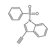1-BENZENESULFONYL-3-ETHYNYL-1H-INDOLE structure