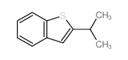 Benzo[b]thiophene,2-(1-methylethyl)-结构式