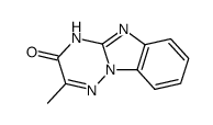 2-methyl-1,2,4-triazino[2,3-a]benzimidazol-5(4)H-3-one Structure