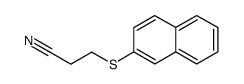 3-[2]naphthylsulfanyl-propionitrile Structure