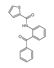 Thiophene-2-carboxylic acid (2-benzoyl-phenyl)-amide Structure