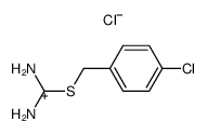 S-(p-chlorobenzyl)thiuronium chloride Structure
