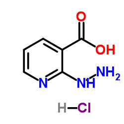 2-hydrazinylpyridine-3-carboxylic acid,hydrochloride Structure