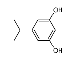 5-isopropyl-2-methylbenzene-1,3-diol结构式