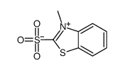 3-methyl-1,3-benzothiazol-3-ium-2-sulfonate结构式