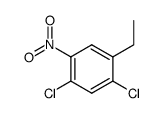 1-ethyl-2,4-dichloro-5-nitro-benzene结构式