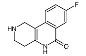 8-fluoro-1,3,4,5-tetrahydrobenzo[c][1,6]naphthyridin-6(2H)-one Structure