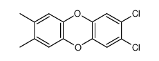 2,3-Dichloro-7,8-dimethyldibenzo[b,e][1,4]dioxin结构式