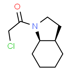 1H-Indole, 1-(chloroacetyl)octahydro-, cis- (9CI) structure