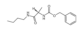 benzyl (S)-(1-(butylamino)-1-oxopropan-2-yl)carbamate Structure