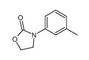 3-(3-methylphenyl)-1,3-oxazolidin-2-one结构式