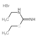 Carbamimidothioic acid,ethyl-, ethyl ester, monohydrobromide (9CI) Structure