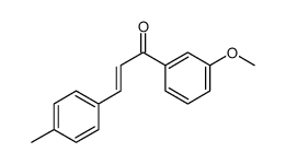 1-(3-methoxyphenyl)-3-(4-methylphenyl)prop-2-en-1-one Structure